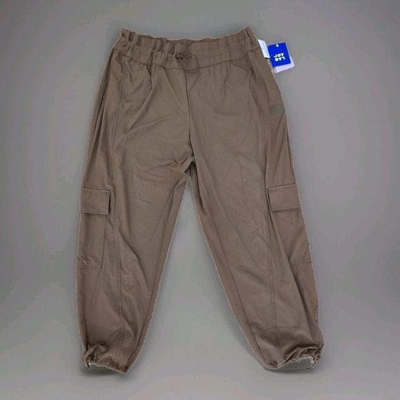 JoyLab Women's Cinch Hem Woven Cargo Pants HighRise Casual Fit Dark Gray XXL-NWT - Picture 1 of 5